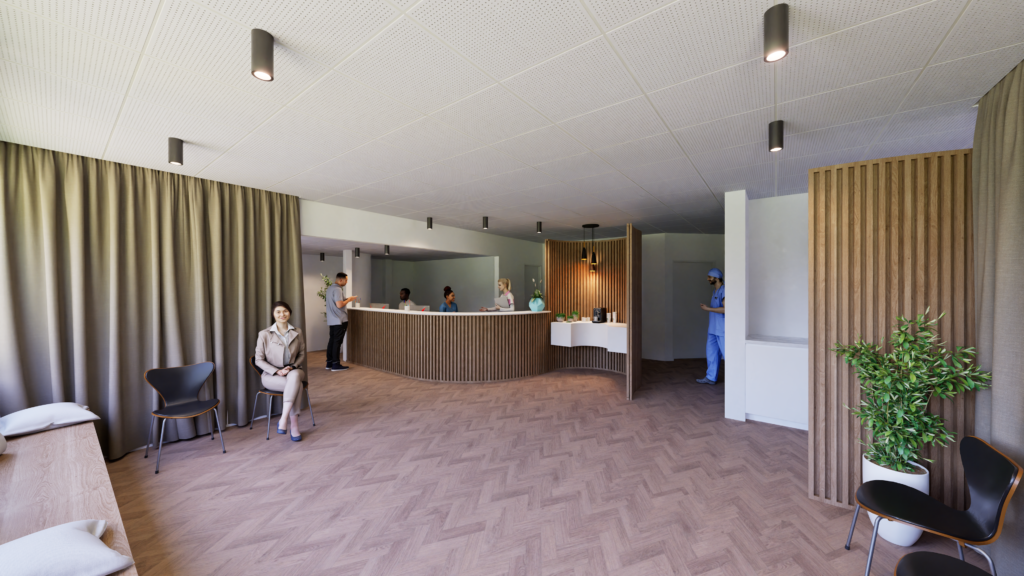 Facelift og udvidelse af eksisterende klinik
